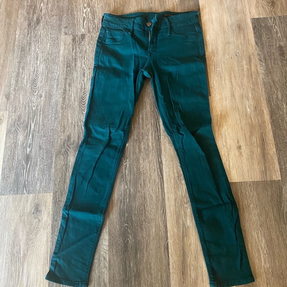 Black Orchid LA dark teal jeans size 28